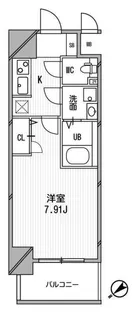 大阪府大阪市中央区農人橋1丁目【マンション】の間取り