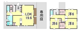 兵庫県芦屋市東山町【一戸建】の間取り