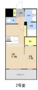 KL東比恵Ⅱ【6階】の間取り