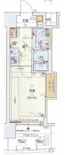 LUXE難波EAST【11階】の間取り