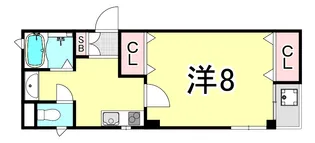 ソリテュード【1階】の間取り