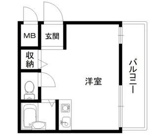 シティライフ稗原【4階】の間取り