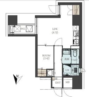 ネクストステージ神戸元町【10階】の間取り