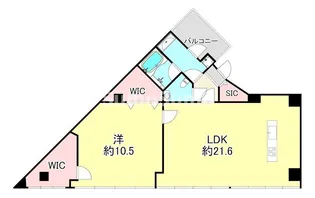 兵庫県神戸市中央区加納町3丁目【マンション】の間取り