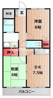 井上マンションⅡ【4階】の間取り