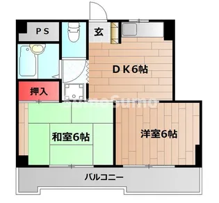 ホワイトスワン明石【3階】の間取り