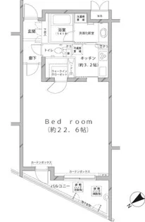 MFPRコート代官山【1階】の間取り