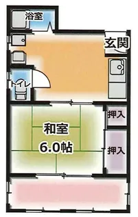 築島ビル【5階】の間取り