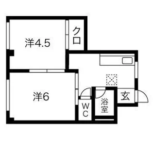 エルパラッツォ新開地(新杵ビル)【2階】の間取り