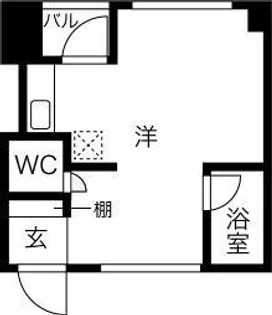 城内マンション【2階】の間取り