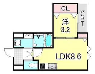 ユニコ【2階】の間取り