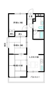 3LDKの間取り画像