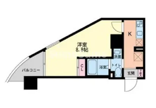 1Kの間取り画像