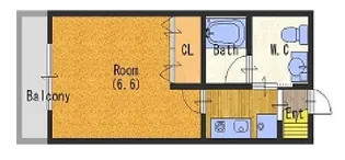 ハイム天神【2階】の間取り