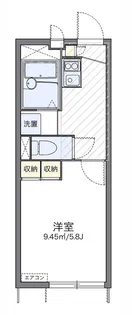 レオパレスヴィラージュ長洲II【1階】の間取り