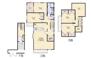 兵庫県神戸市東灘区森南町1丁目【一戸建】の間取り
