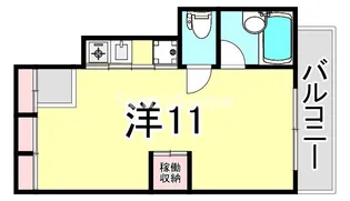 キャトルセゾン【2階】の間取り