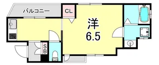 ERコート堀池町【2階】の間取り