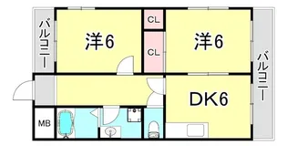 兵庫県神戸市兵庫区新開地3丁目【マンション】の間取り