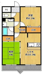 ルナポリス【4階】の間取り