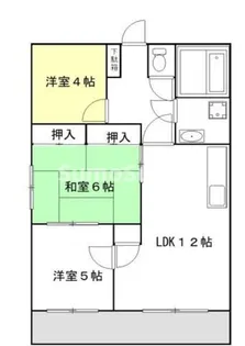 兵庫県神戸市東灘区西岡本3丁目【マンション】の間取り