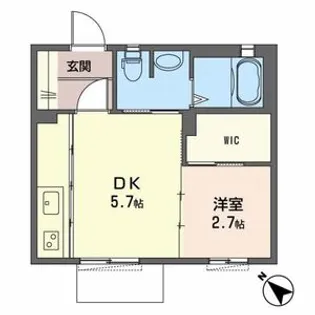 フレンテ・リーオ舞子【1階】の間取り