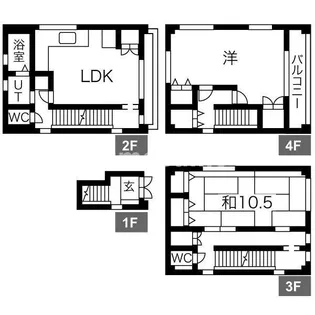 兵庫県神戸市東灘区住吉宮町3丁目【マンション】の間取り