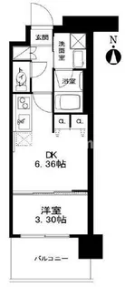 大阪府大阪市西区新町4丁目【マンション】の間取り