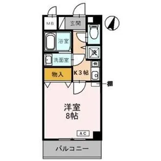 ドール魚崎【2階】の間取り