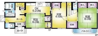 兵庫県神戸市東灘区住吉宮町3丁目【一戸建】の間取り