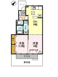 ローテローゼさかえ【1階】の間取り