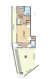 1Kの間取り画像