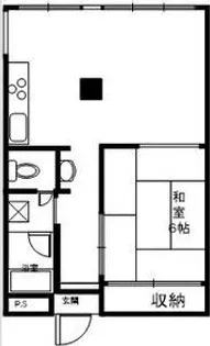 第二銭辰ビル【6階】の間取り