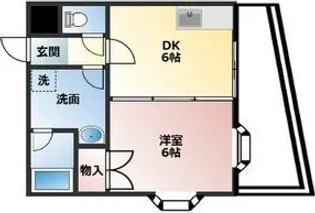 グレース一番館【1階】の間取り