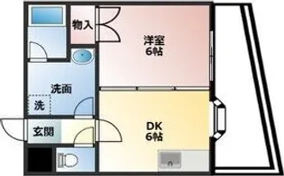 グレース一番館【1階】の間取り