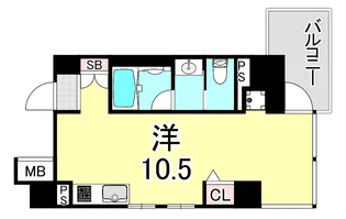 ワコーレヴィータ下沢通【3階】の間取り