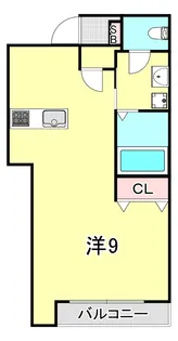 マンション向洋【3階】の間取り