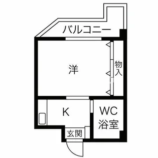 兵庫県神戸市兵庫区水木通9丁目【マンション】の間取り