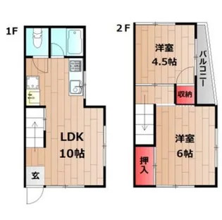 ウララハウスⅠの間取り