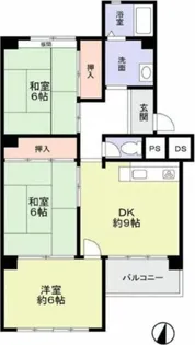 塩屋住宅6号棟【4階】の間取り