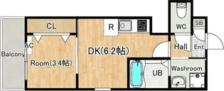 ココングランジュール芦屋西2【3階】の間取り