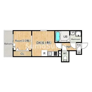 ココングランジュール芦屋西2【3階】の間取り