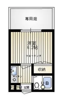 兵庫県西宮市今津久寿川町【マンション】の間取り