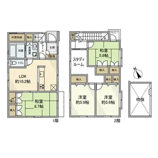 兵庫県神戸市須磨区妙法寺字菅ノ池【一戸建】の間取り