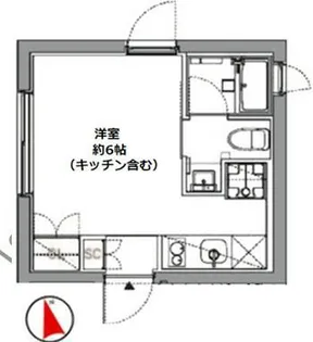ミレドゥーエ三軒茶屋Ⅰ(旧 ASTILE三軒茶屋)【4階】の間取り