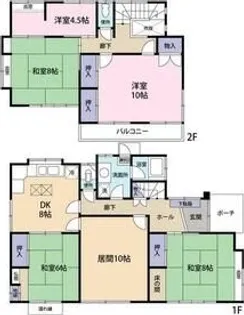 兵庫県神戸市須磨区横尾3丁目【一戸建】の間取り