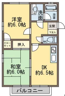 兵庫県神戸市灘区赤坂通6丁目【アパート】の間取り