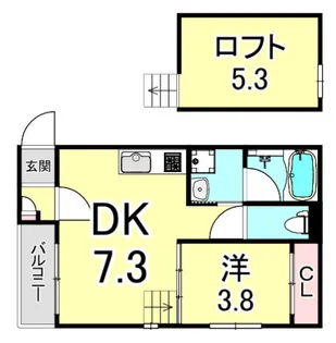 フィオーレ【2階】の間取り