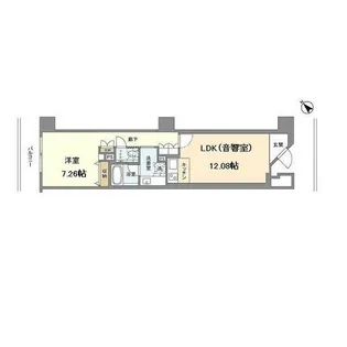 スタイリオ池尻大橋【5階】の間取り