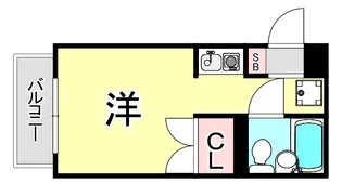 アメニティハイツ上ヶ原壱番館【2階】の間取り